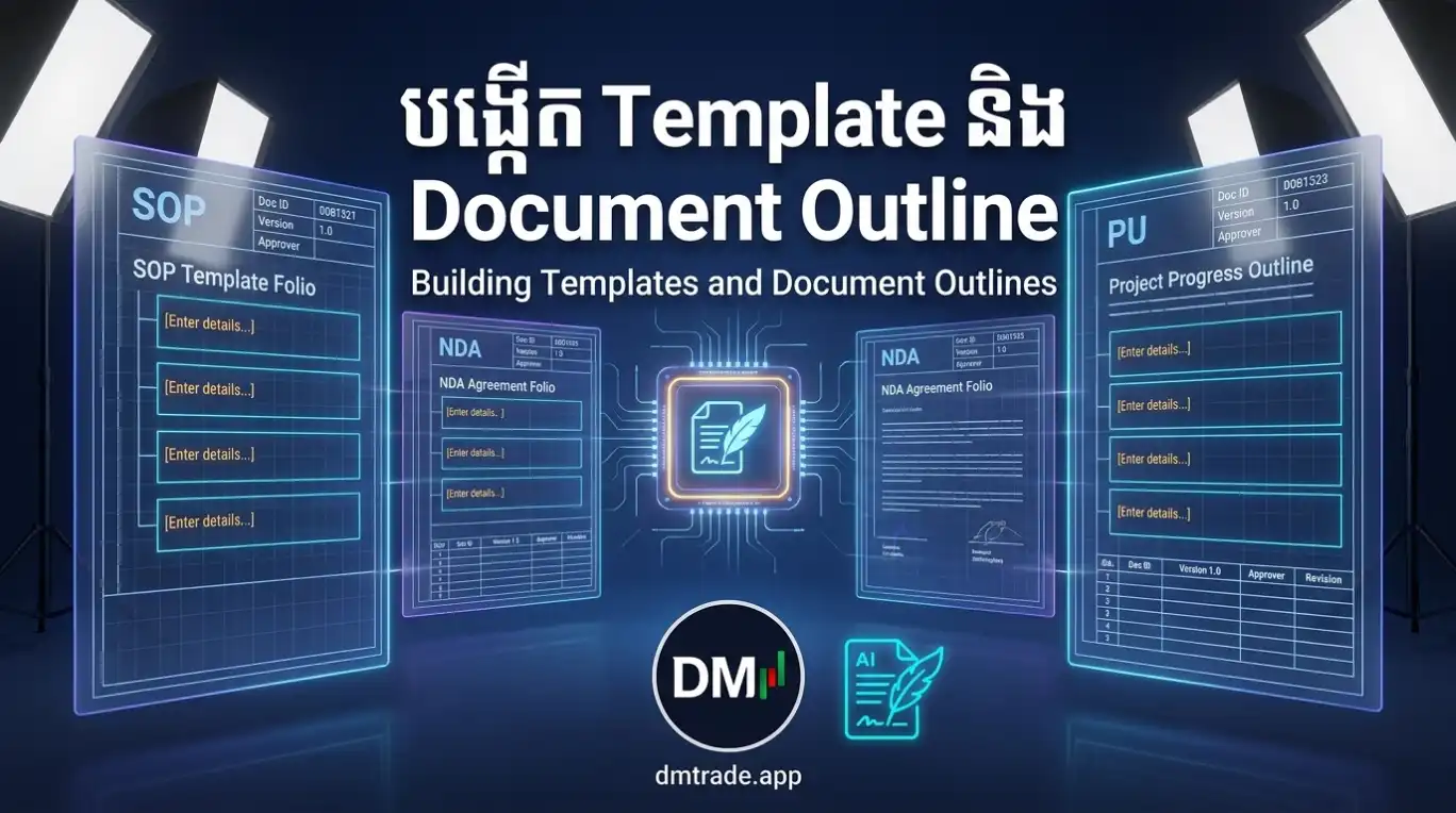 មេរៀនទី១០ ៖ បង្កើត Template និង Document Outline