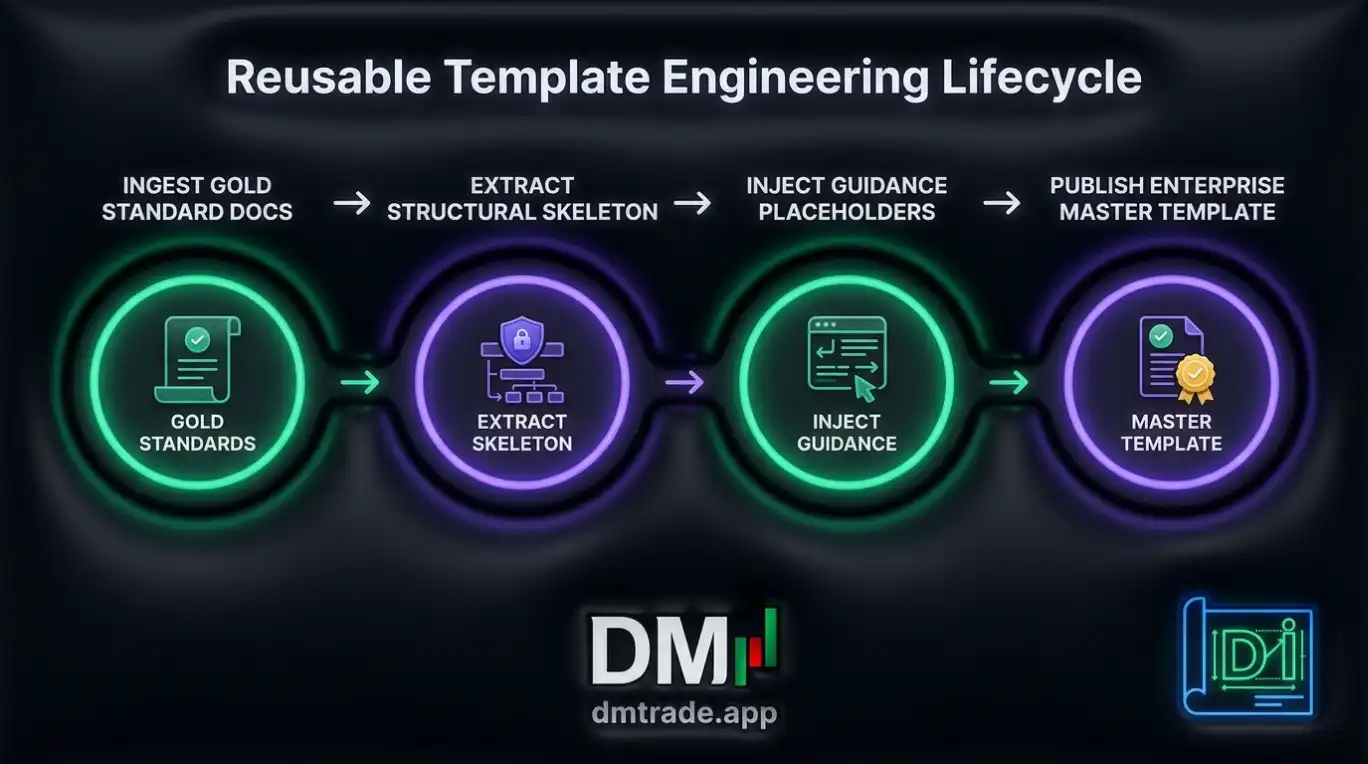 Workflow បង្កើត Template និង Document Outline