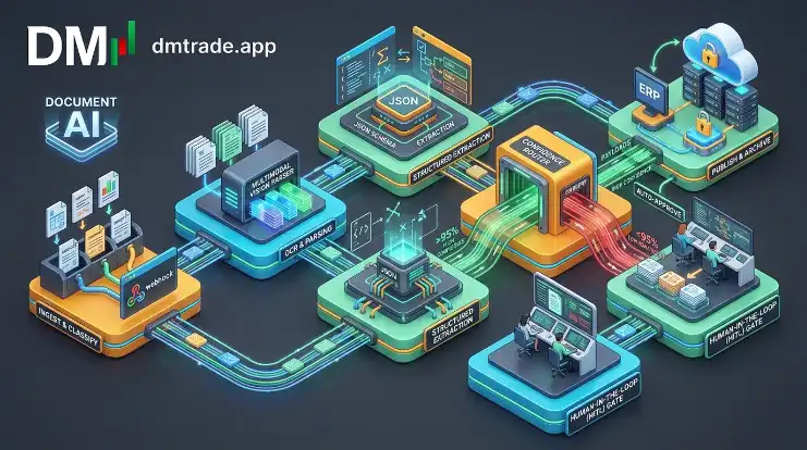 Infographic Document Workflow និង Automation
