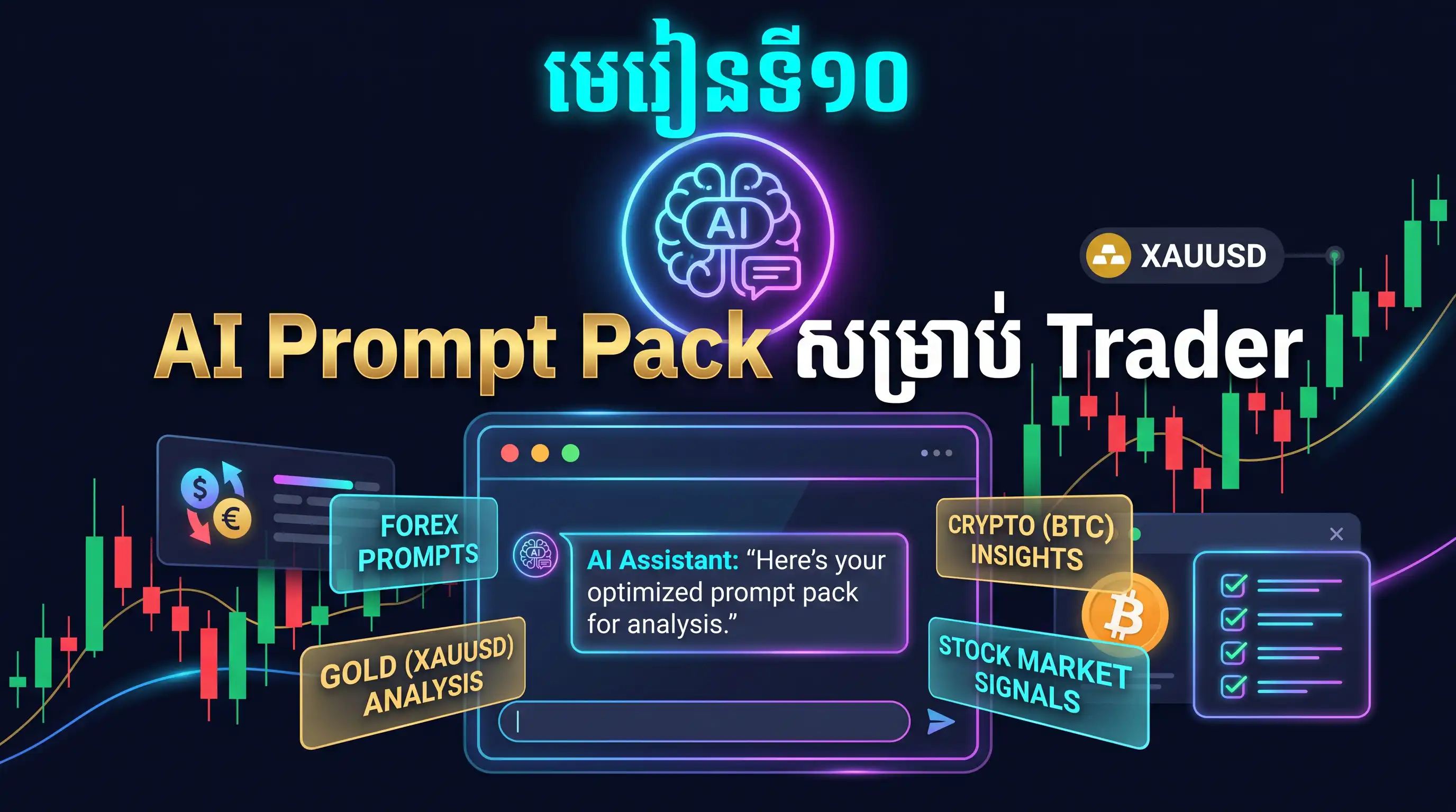 AI prompt pack for trader cover