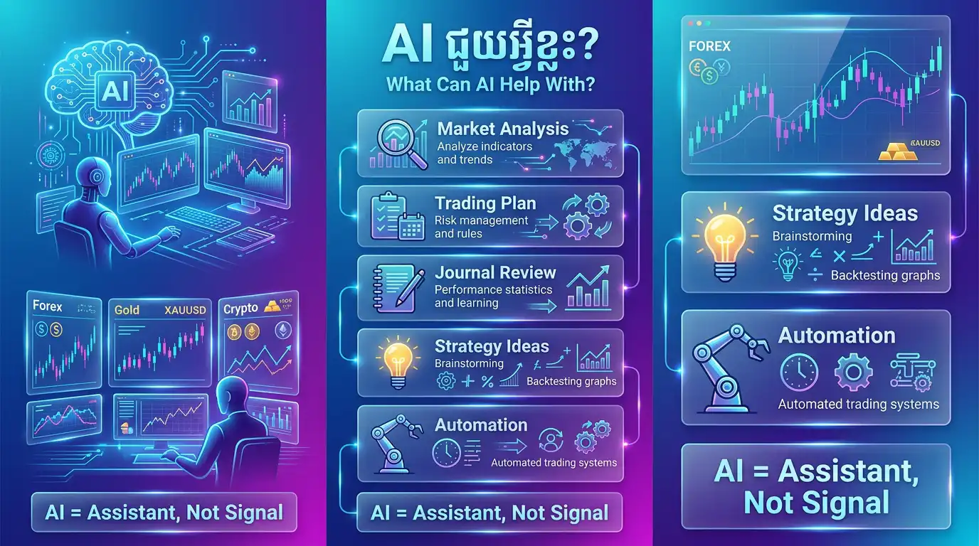 AI trader help infographic