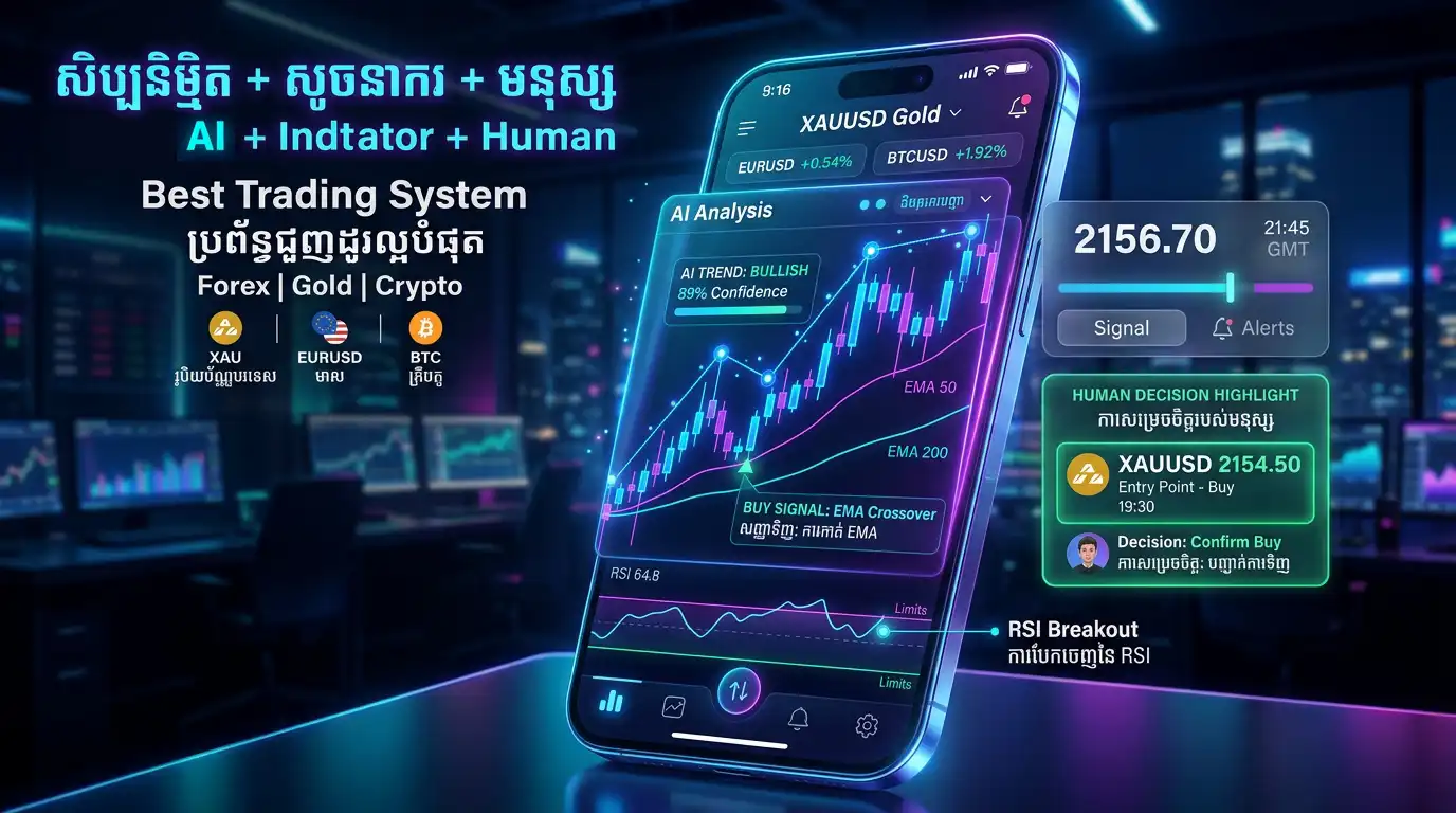 AI vs indicator chart illustration