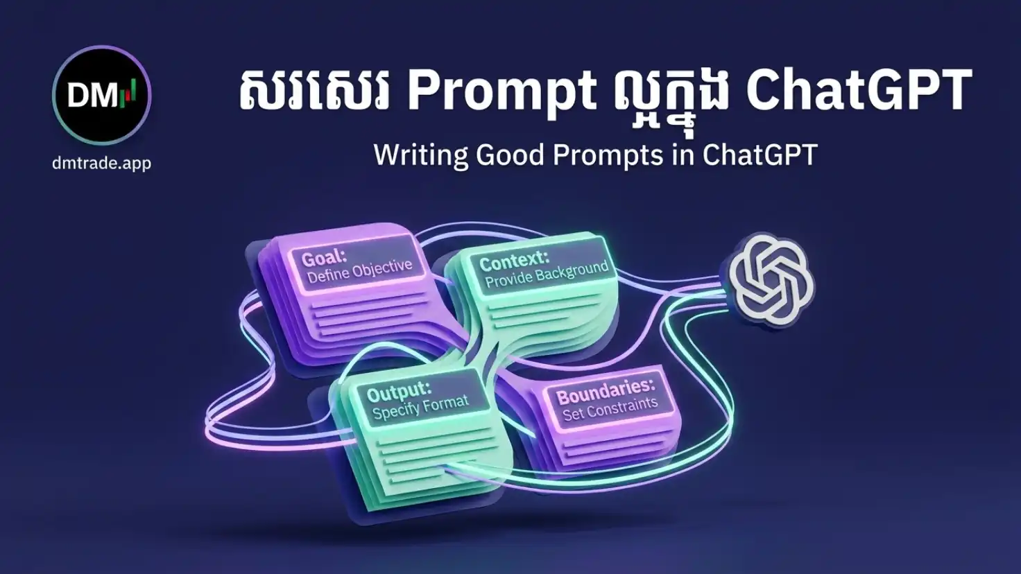 មេរៀនទី៣៖ Prompting គ្រឹះ និងរចនាសម្ព័ន្ធ Prompt
