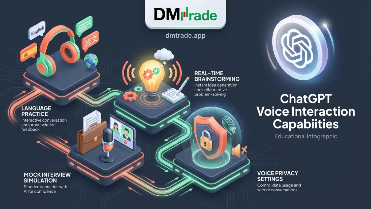 Infographic Voice និងការសន្ទនាផ្ទាល់