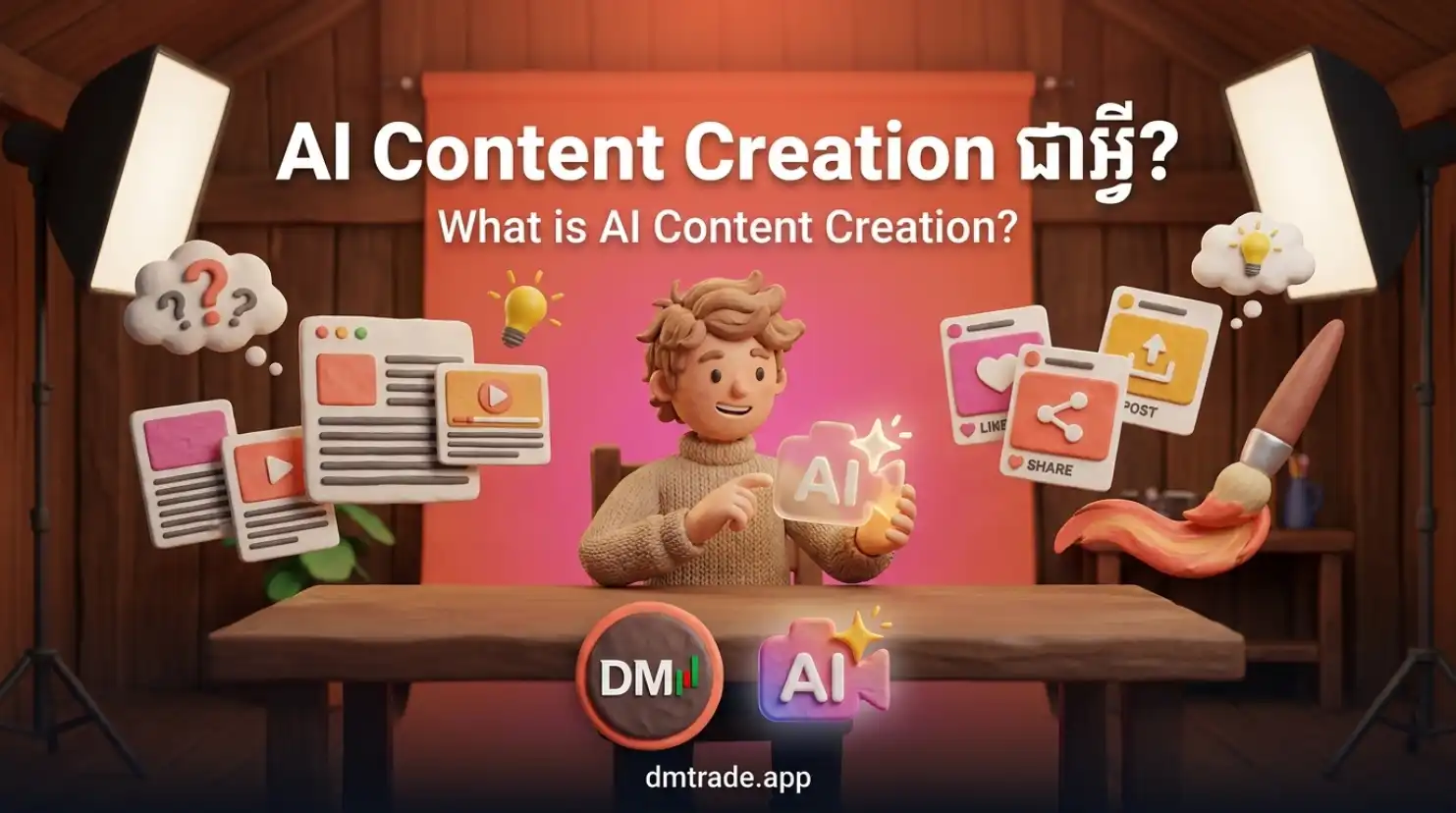 មេរៀនទី១ ៖ AI Content Creation ជាអ្វី?