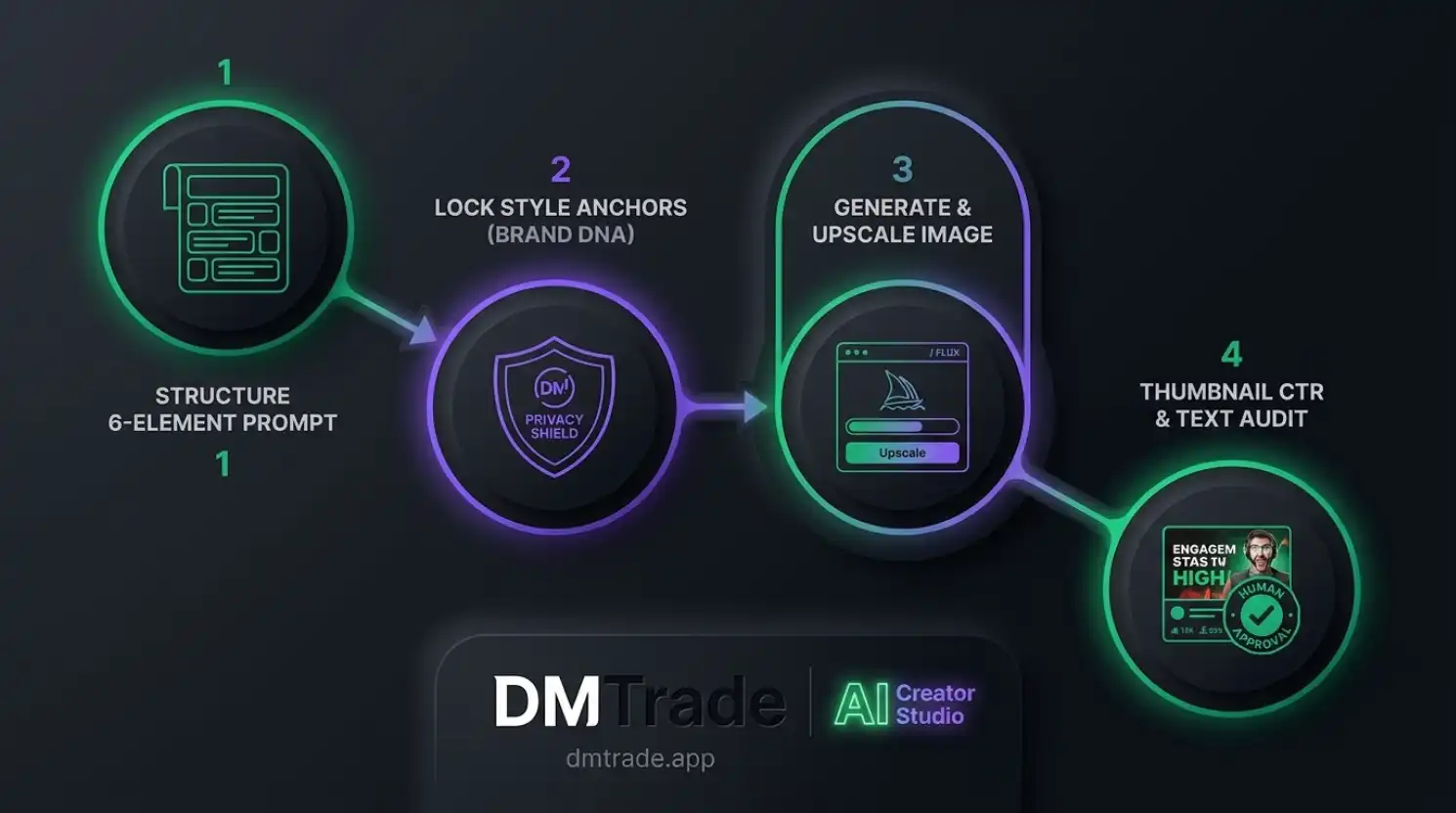 Workflow AI Image Generation សម្រាប់ Content