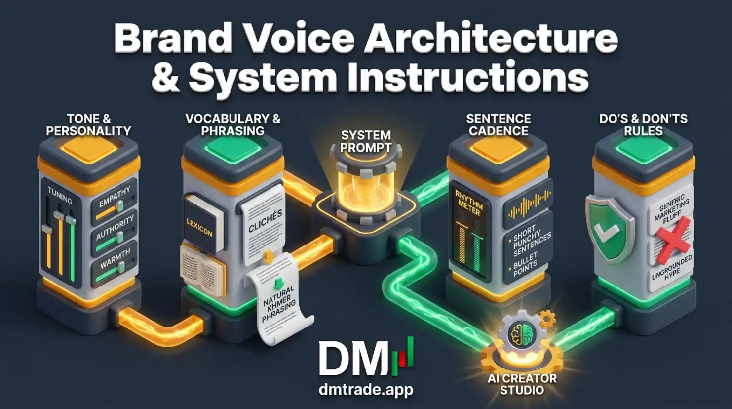 Infographic Brand Voice និង Style Guide