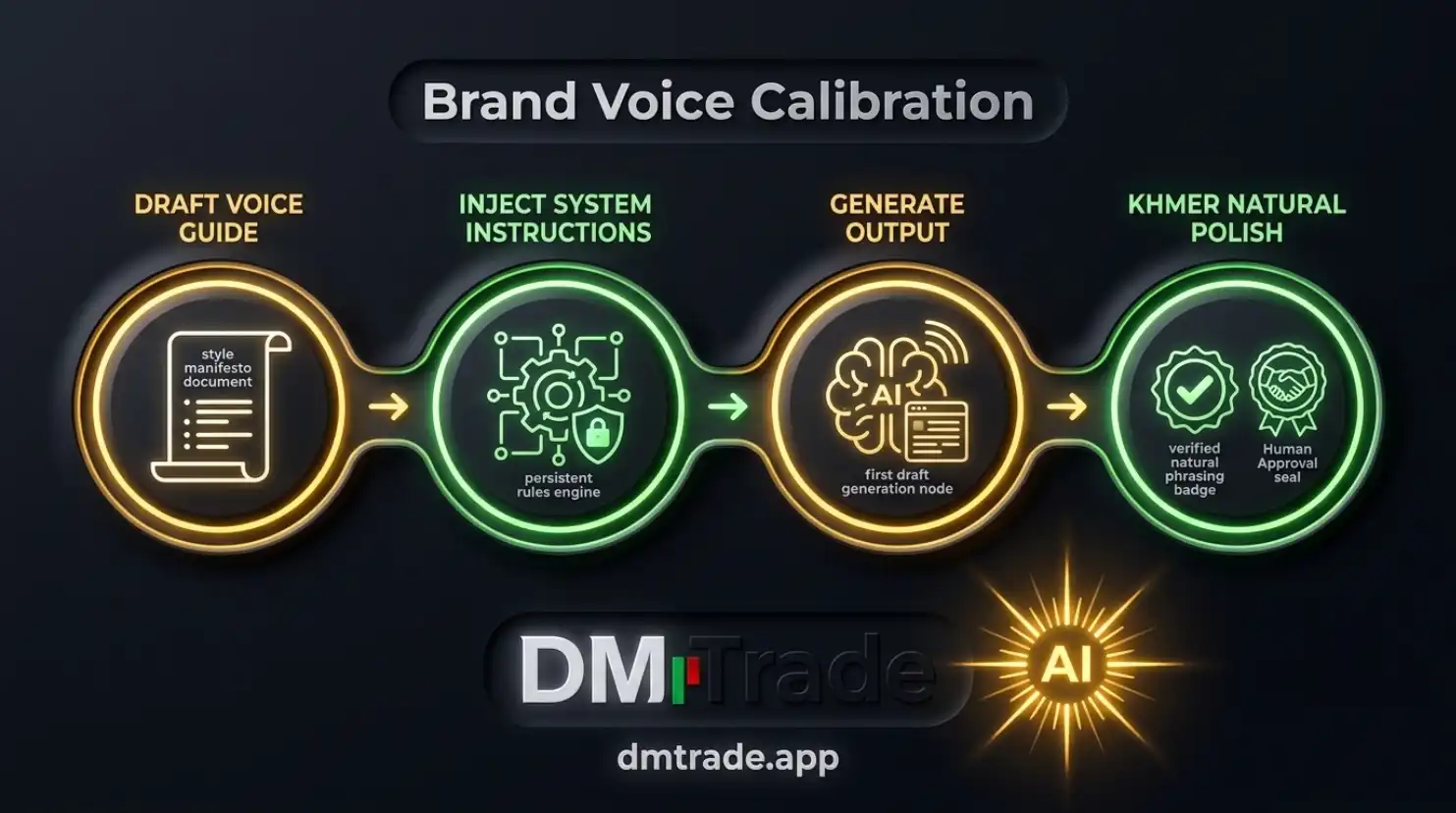 Workflow Brand Voice និង Style Guide