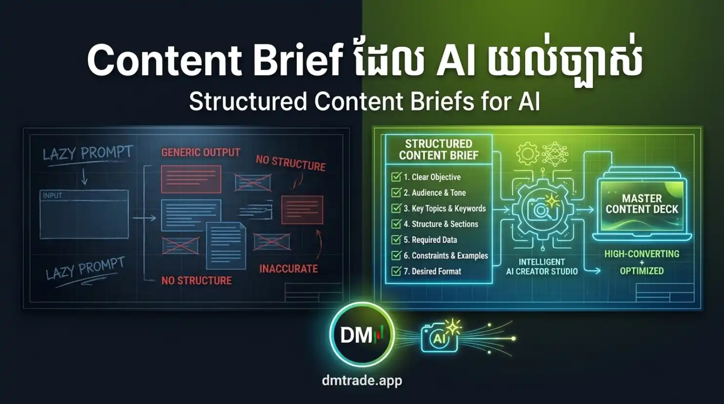 មេរៀនទី៥ ៖ Content Brief ដែល AI យល់ច្បាស់