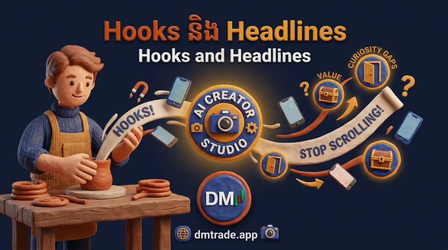 មេរៀនទី៨ ៖ Hooks និង Headlines