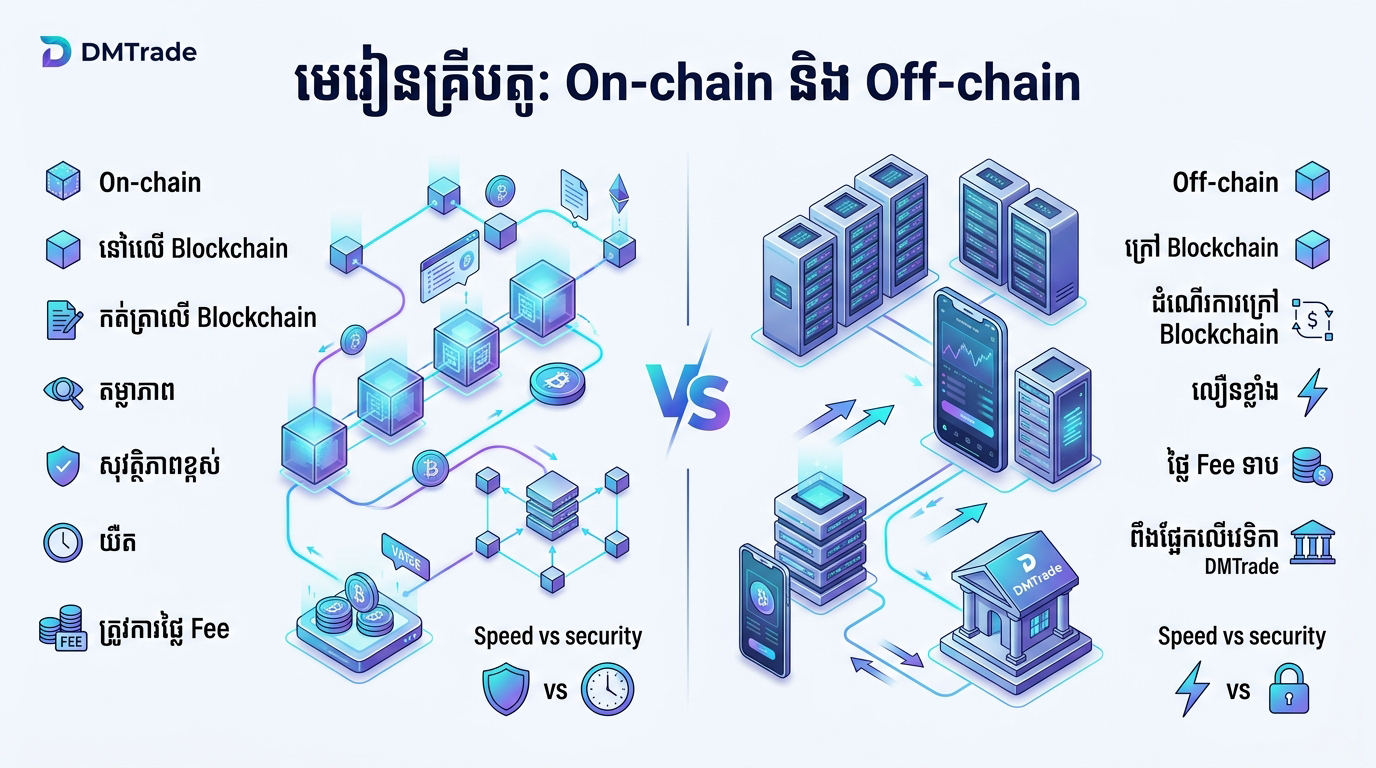 On-chain and Off-chain infographic