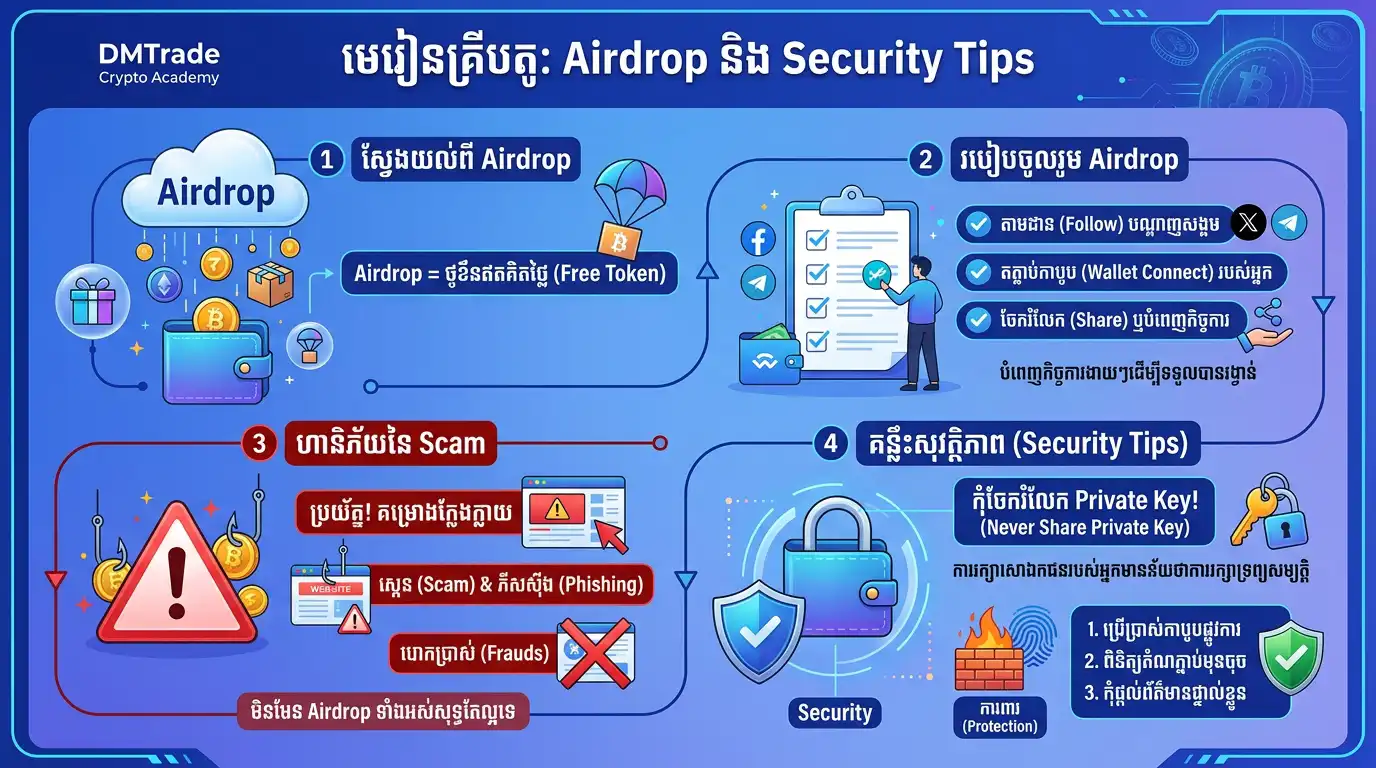 Airdrop security infographic