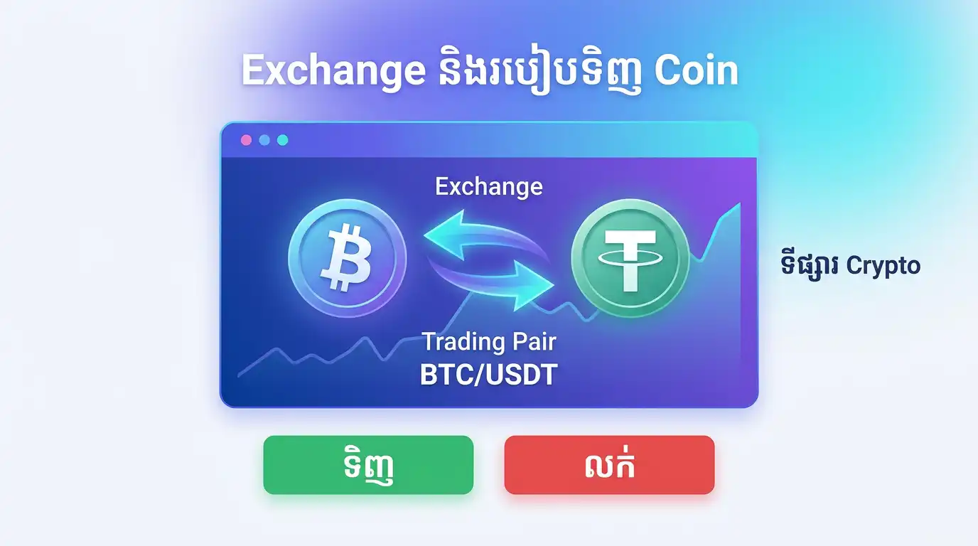 Crypto chart illustration