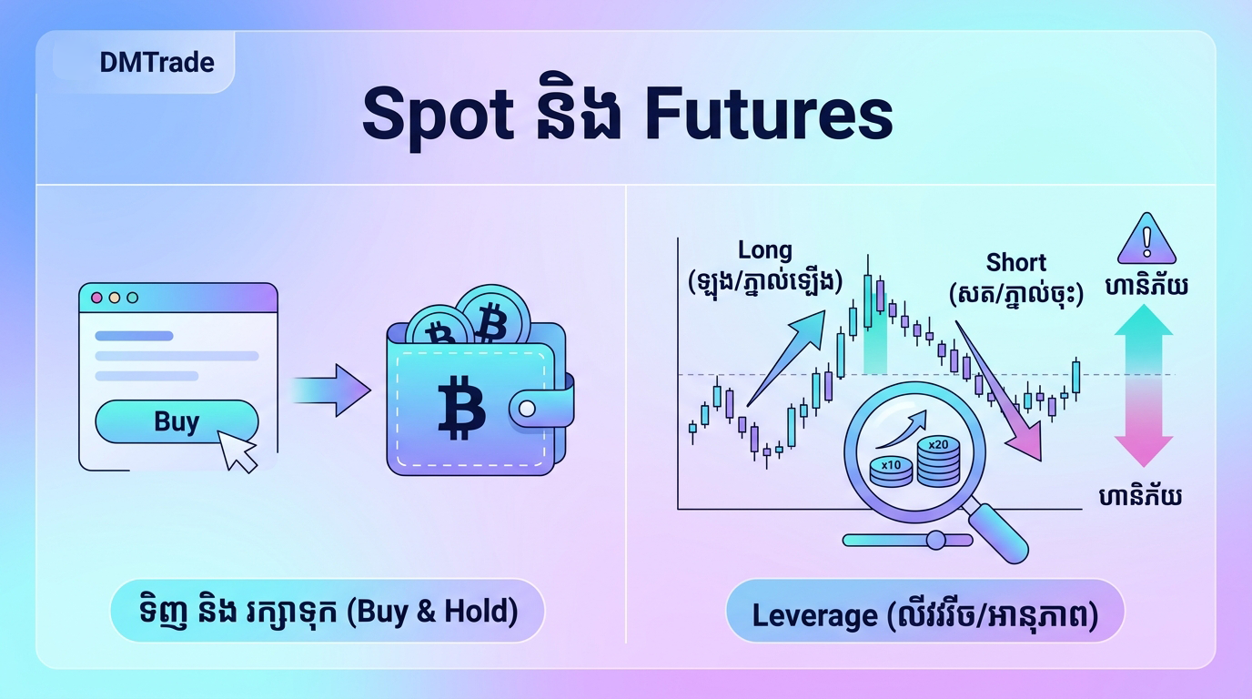 Spot and Futures chart illustration