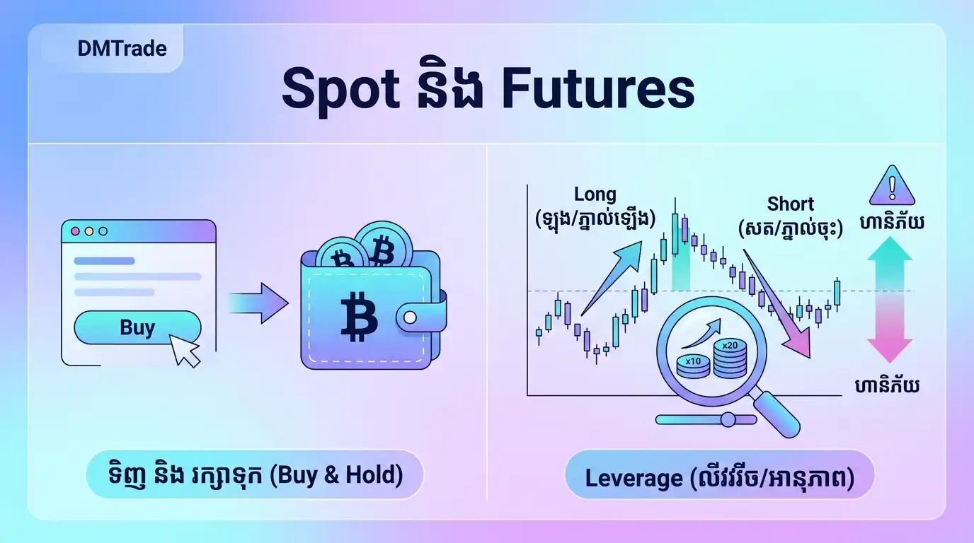Spot and Futures chart illustration