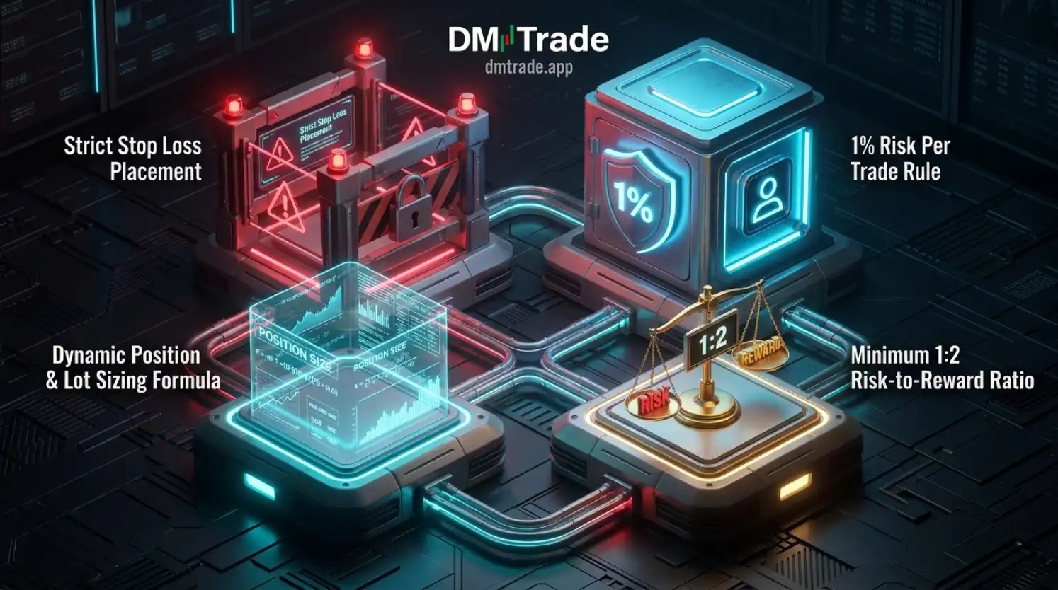 Infographic Risk Management សម្រាប់ Trader