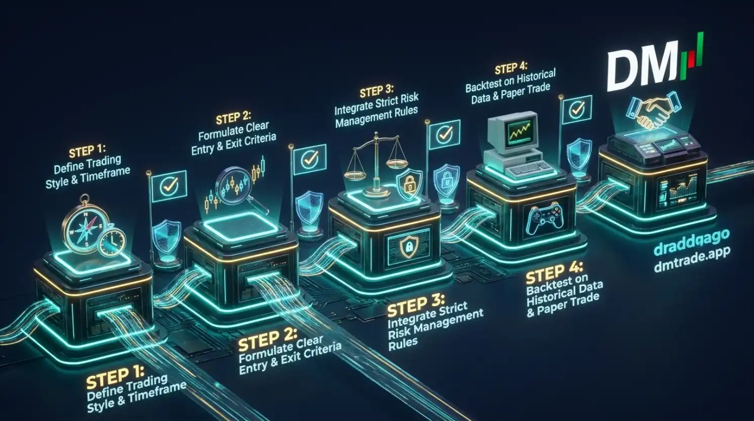 Chart ការបង្កើត Trading Strategy