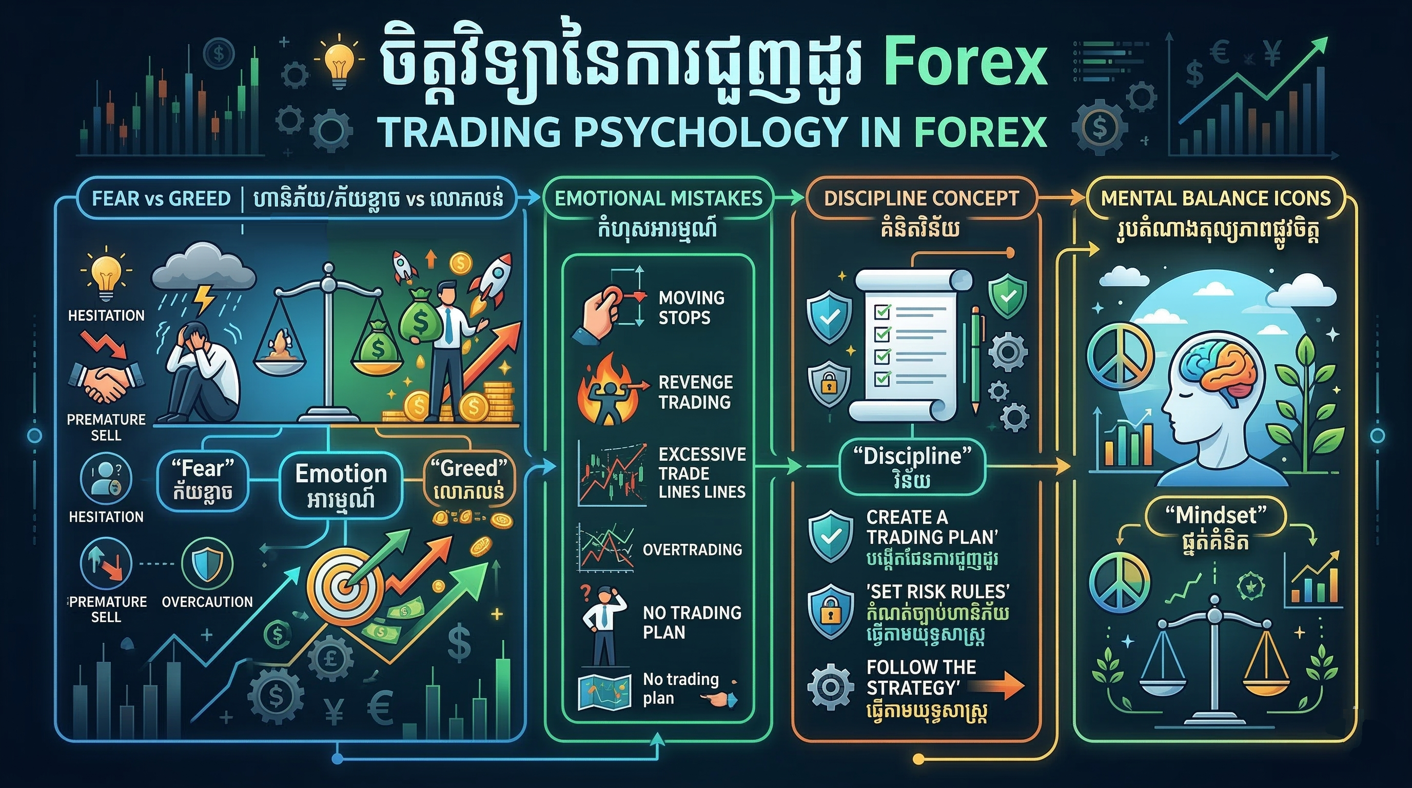 Trading Psychology infographic