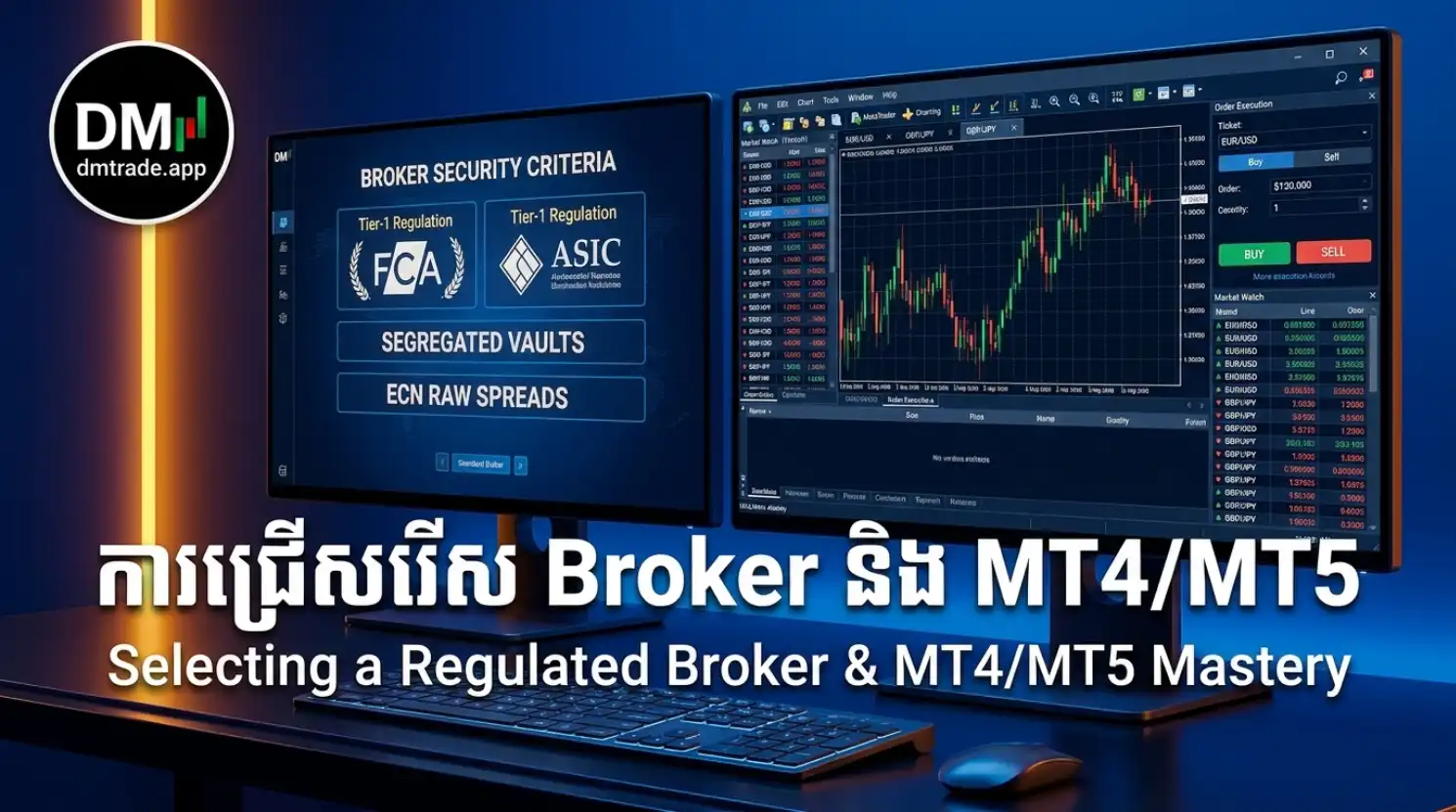 មេរៀនទី១៩ ៖ ការជ្រើសរើស Broker និង MT4/MT5