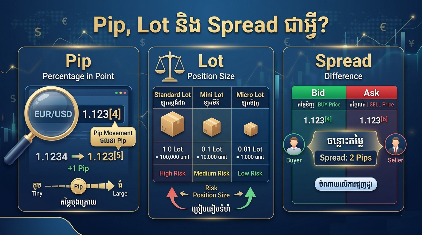 Pip lot spread infographic