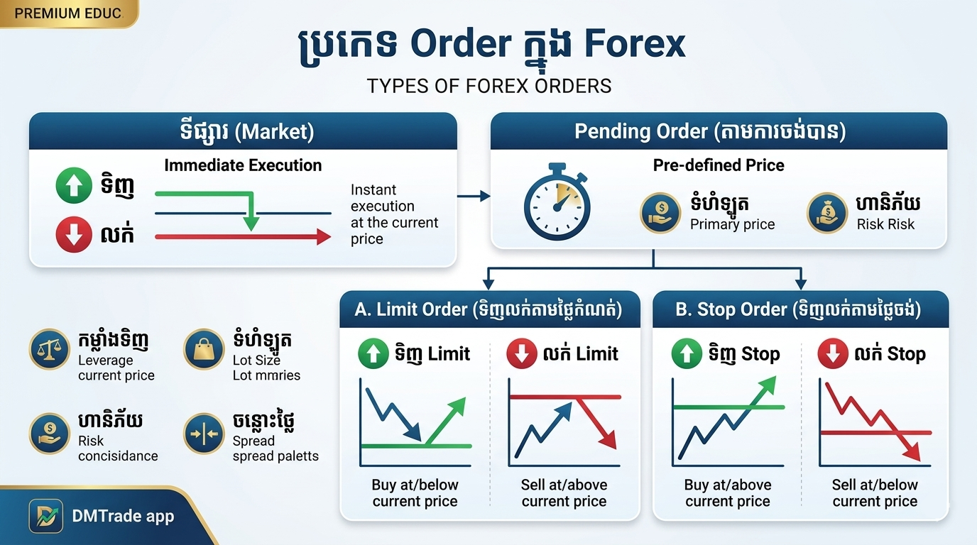 Forex order types infographic