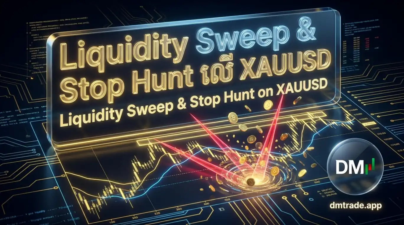 មេរៀនទី១៥ ៖ Liquidity Sweep & Stop Hunt លើ XAUUSD