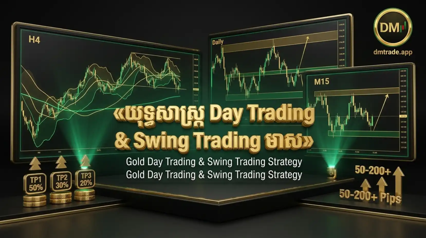 មេរៀនទី១៧ ៖ យុទ្ធសាស្ត្រ Day Trading & Swing Trading មាស
