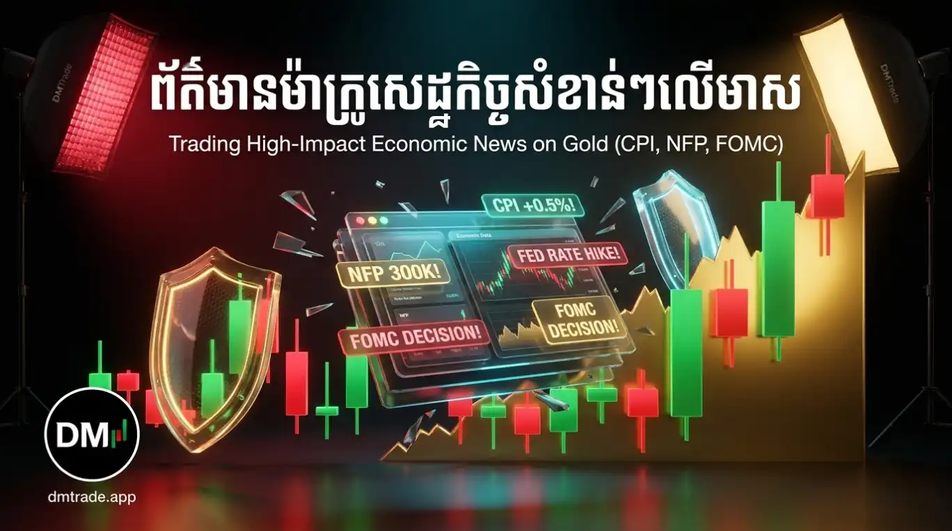 មេរៀនទី៨ ៖ ព័ត៌មានម៉ាក្រូសេដ្ឋកិច្ចសំខាន់ៗលើមាស