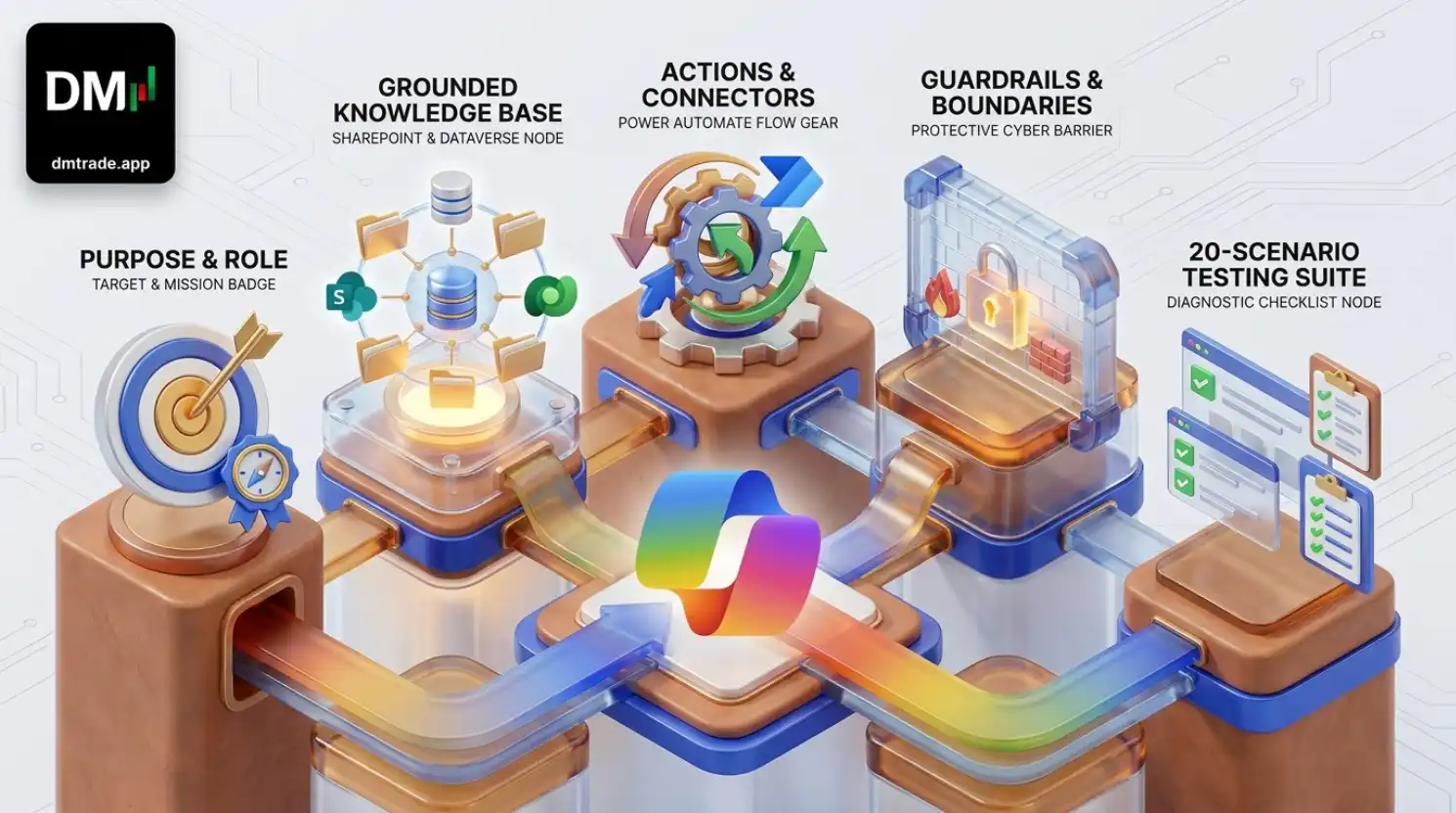 Infographic Copilot Agents និង Use-case Design