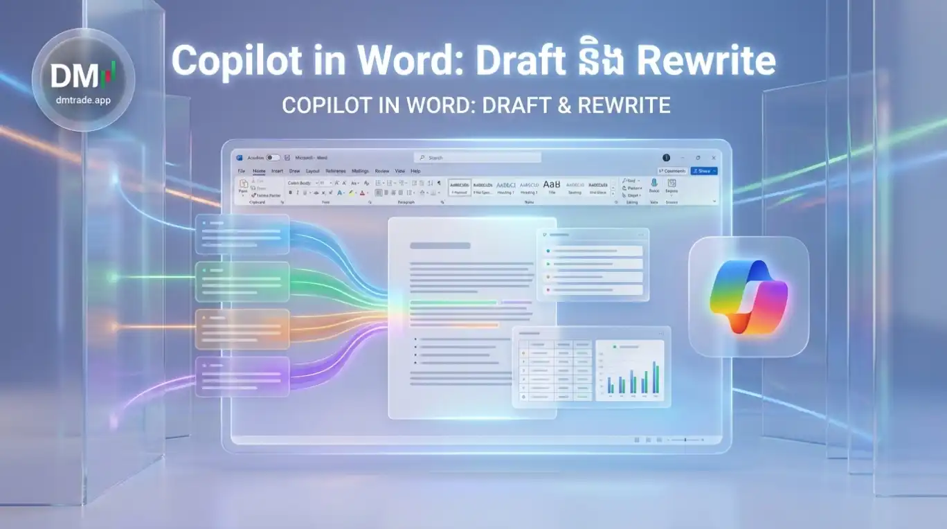 មេរៀនទី៦ ៖ Copilot in Word: Draft និង Rewrite