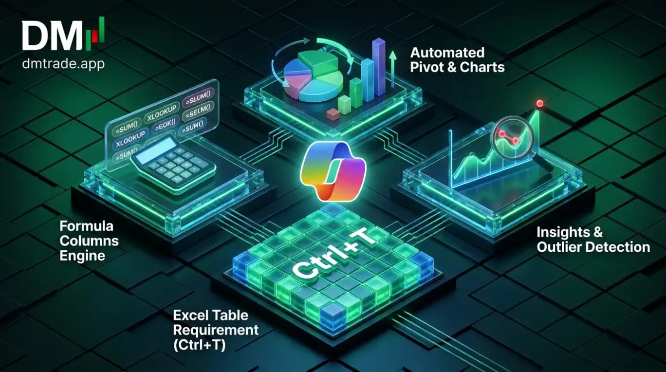 Infographic Copilot in Excel: Formula និង Analysis