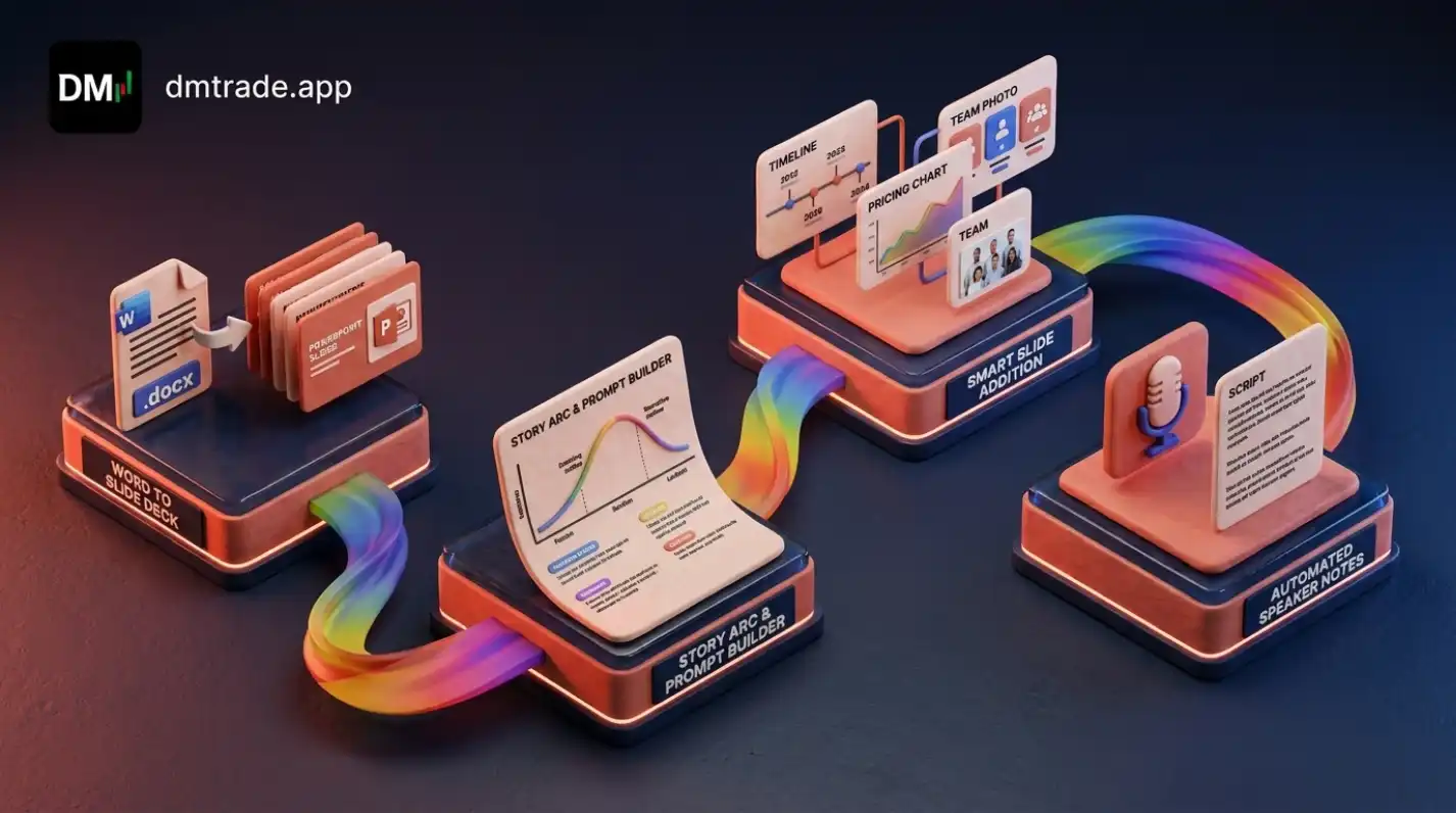 Infographic Copilot in PowerPoint: Story ទៅ Slides