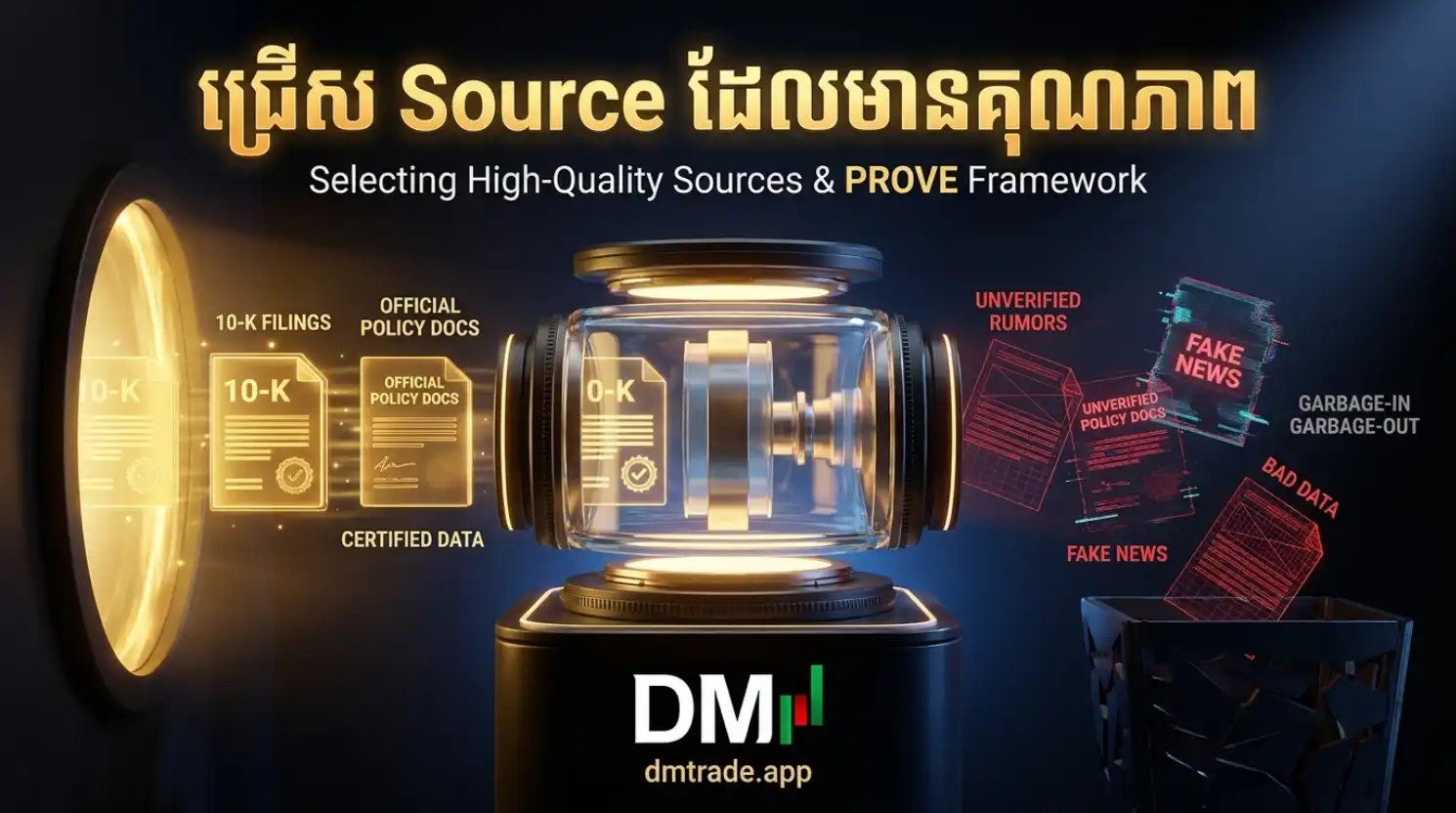 ជ្រើស Source ដែលមានគុណភាព
