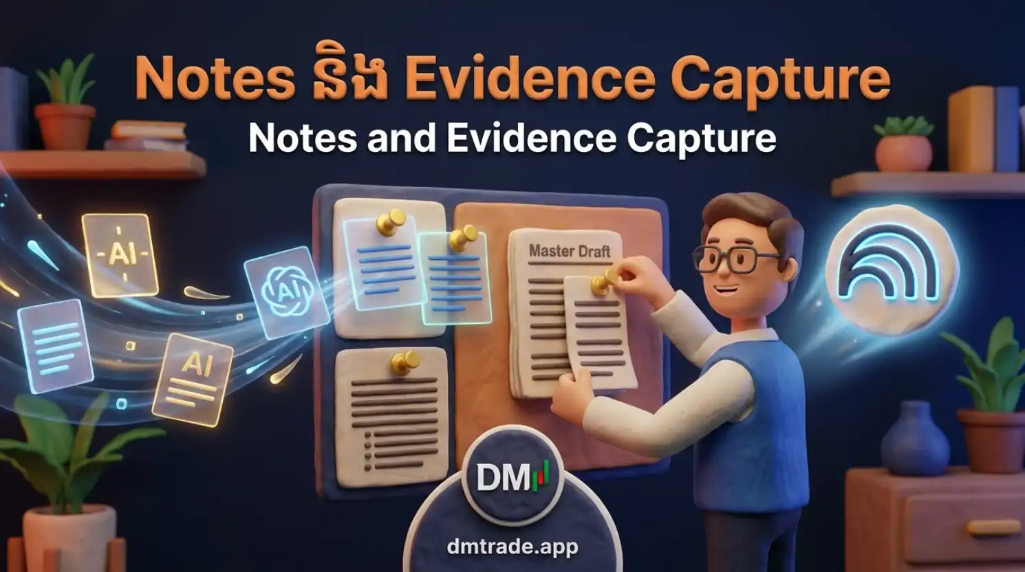 មេរៀនទី៨ ៖ Notes និង Evidence Capture