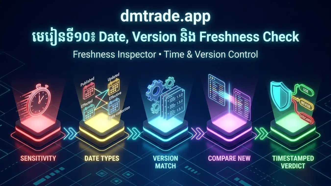 Date Version និង Freshness Check