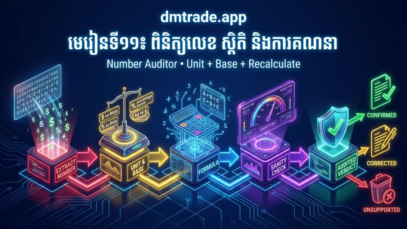 មេរៀនទី១១ ពិនិត្យលេខ