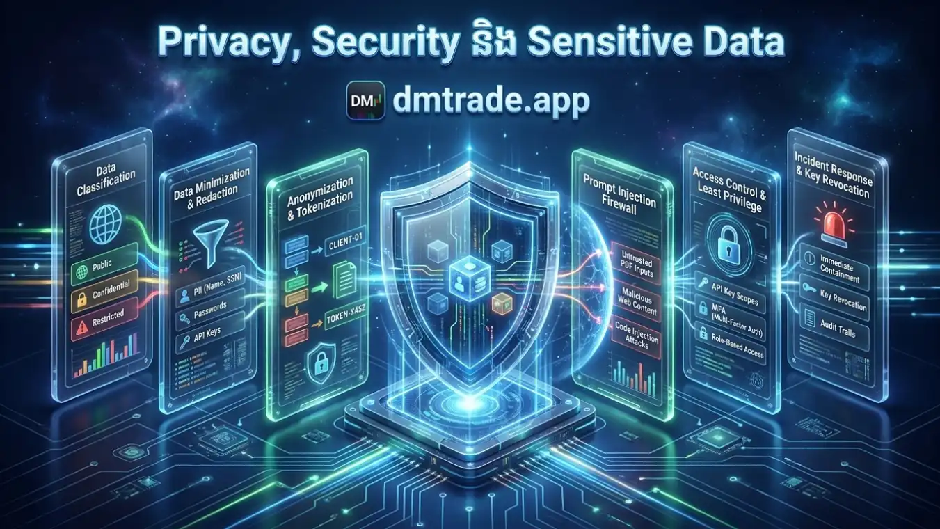 ស្រទាប់ការពារ Privacy ៦៖ ចាត់ថ្នាក់ កាត់បន្ថយ លាក់អត្តសញ្ញាណ Prompt Injection Access និងIncident Response