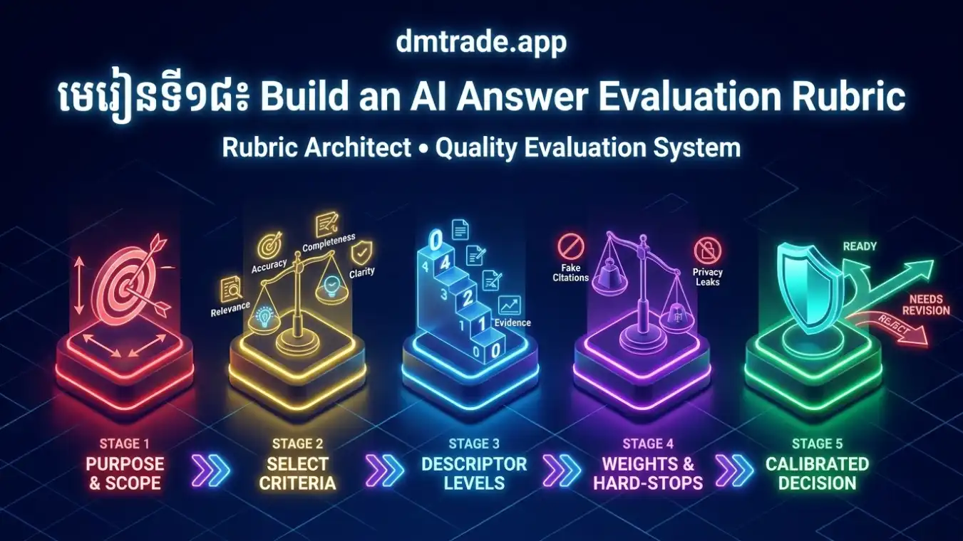មេរៀនទី១៨ AI Evaluation Rubric