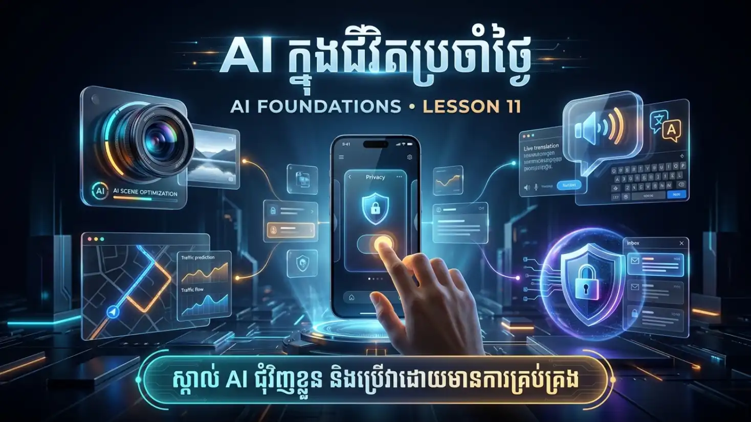 មេរៀនទី១១៖ AI ក្នុងជីវិតប្រចាំថ្ងៃ