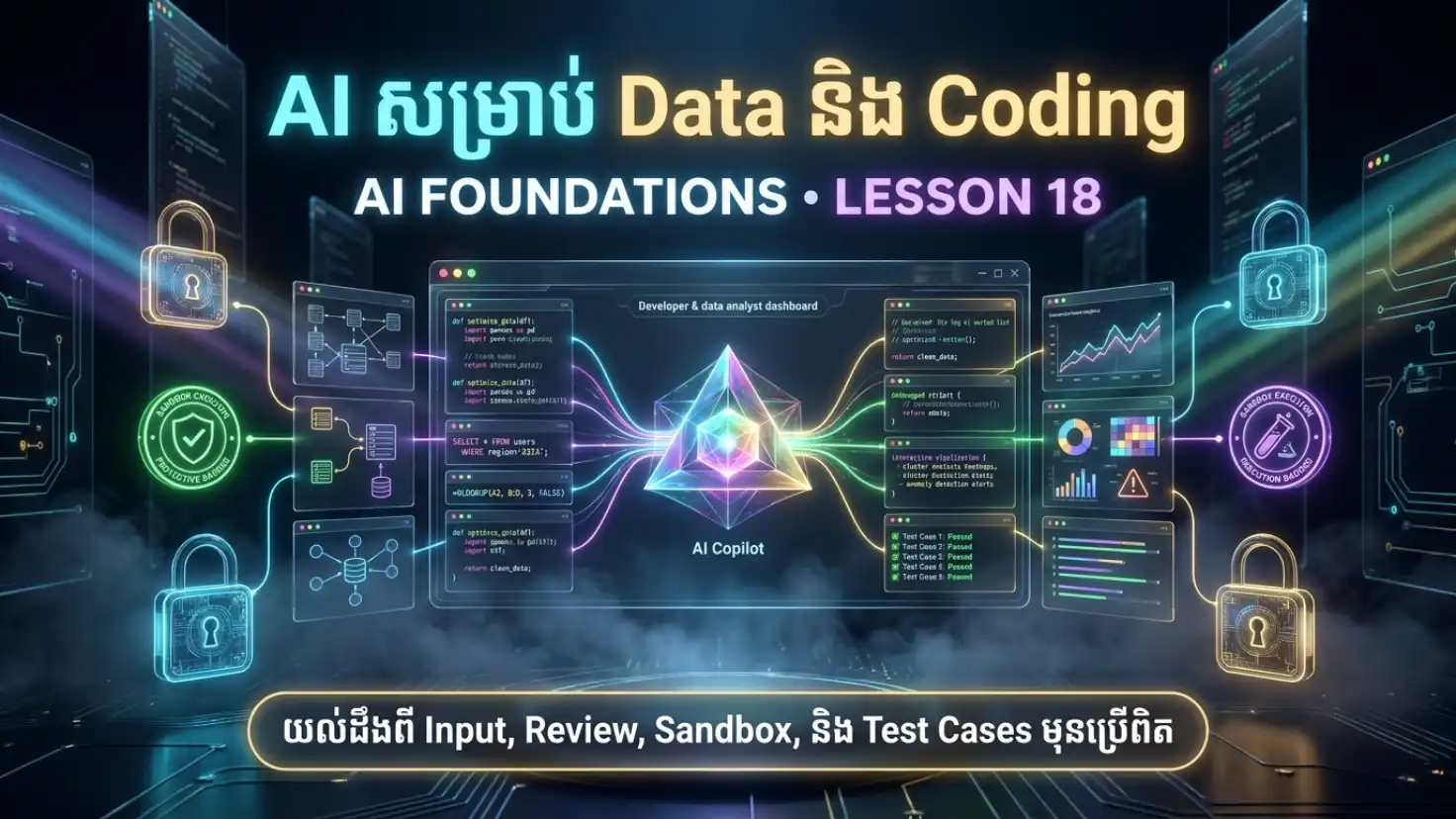 AIជួយវិភាគ Data Formula SQL Codeនិង Test cases