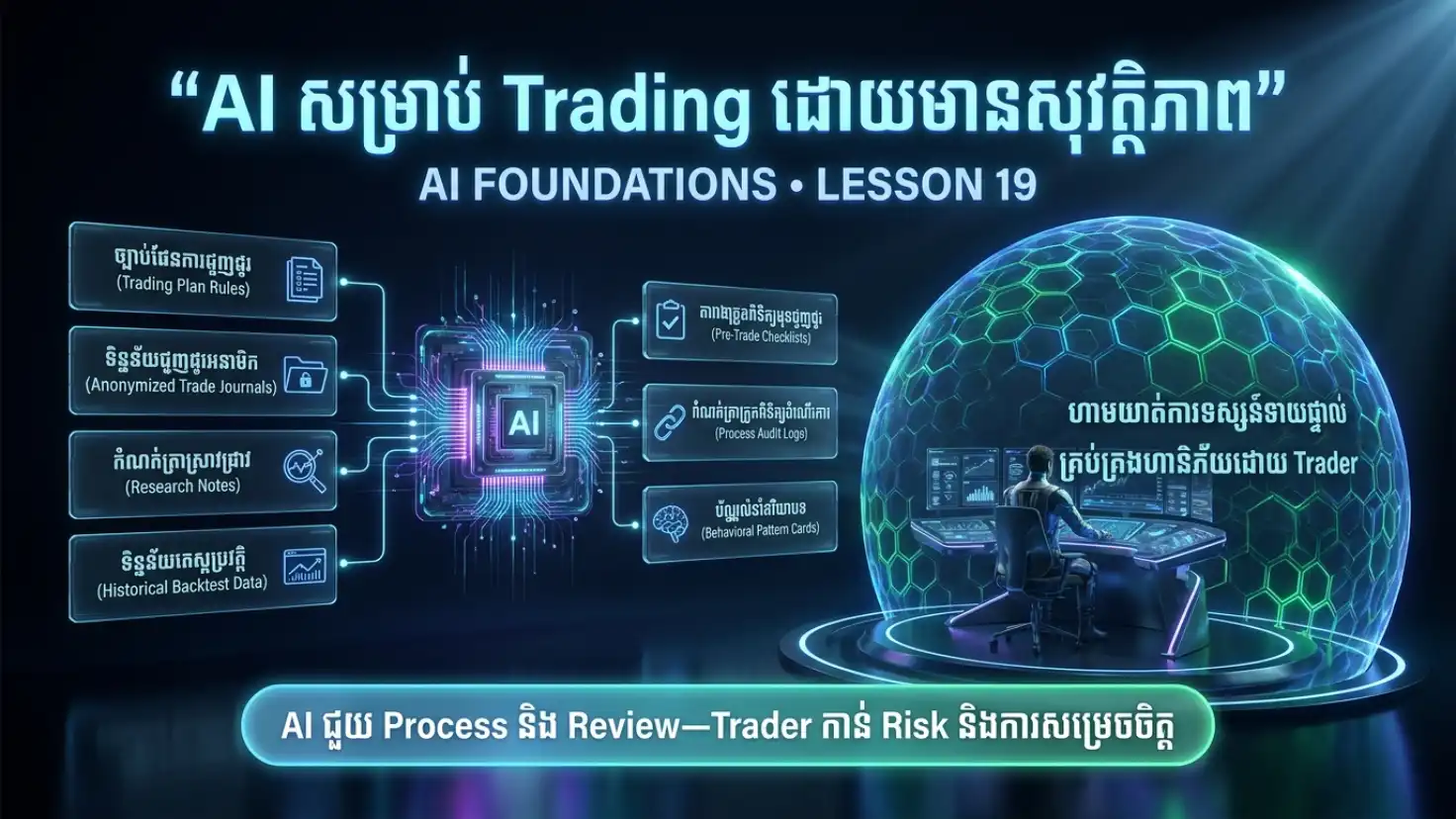 មេរៀនទី១៩៖ AIសម្រាប់ Tradingដោយមានសុវត្ថិភាព