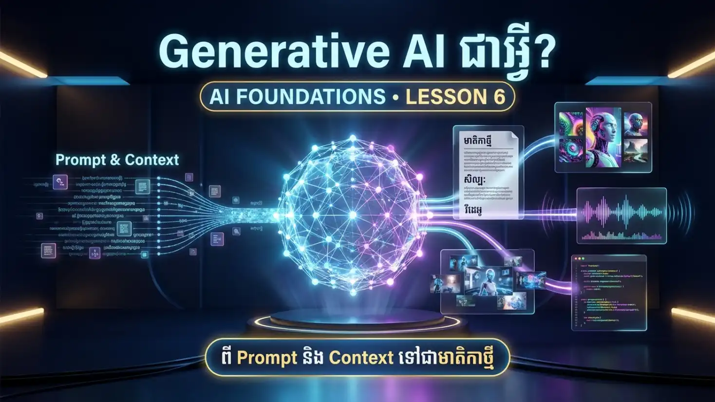 មេរៀនទី៦៖ Generative AI ជាអ្វី?